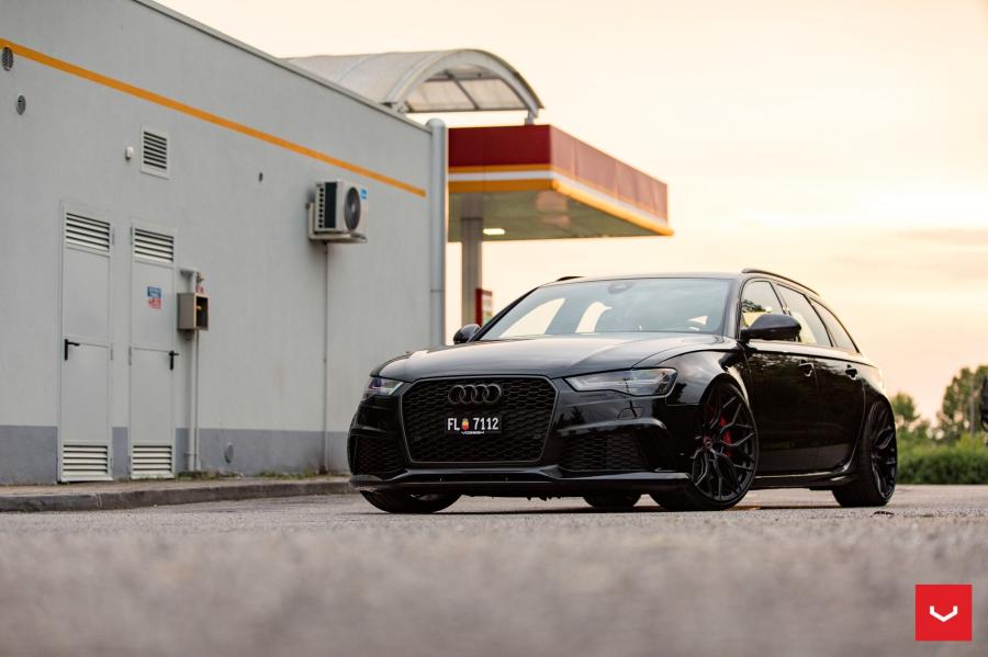  Audi RS6 Avant on Vossen Wheels (HF-2) 2019 года  (фото 14 из 20)
